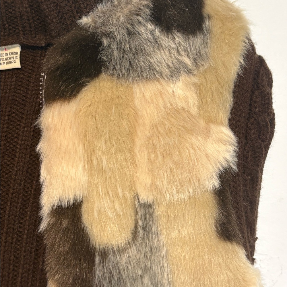 Apollo Patchwork Zip-Up Hooded Sweater - image 8